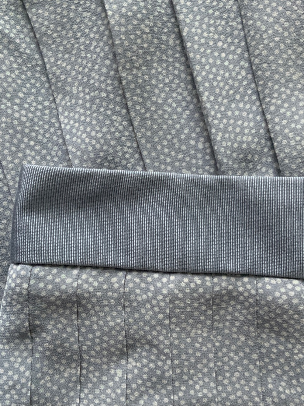 Club Monaco Light Blue Silk Pleated Polka dot Skirt 6 - Picture 5 of 5
